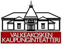 Valkeakosken kaupunginteatterin logo, jossa teatterirakennus.